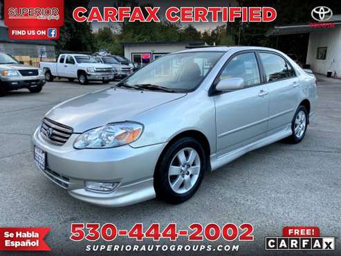 2004 Toyota *Corolla* *S* - cars & trucks - by dealer - vehicle... for sale in Yuba City, CA