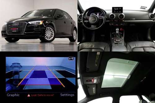 SPORTY Black A3 2016 Audi Sportback e-tron Premium Hatchback for sale in Clinton, KS
