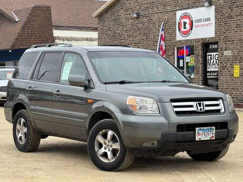2007 Honda Pilot EX 4WD - leather, 3RD ROW, 1 owner, 24 MPG/hwy for sale in Farmington, MN