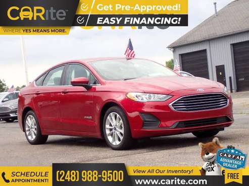 2019 Ford *Fusion* *Hybrid* FOR ONLY $226/mo! - cars & trucks - by... for sale in Howell, MI