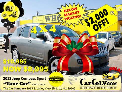 2013 Jeep Compass Sport SUV 4D - cars & trucks - by dealer - vehicle... for sale in Las Vegas, NV