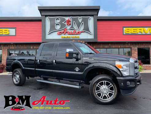2015 Ford F-350 Platinum Crew Cab Long Bed 4WD - Diesel - Loaded! for sale in Oak Forest, IL