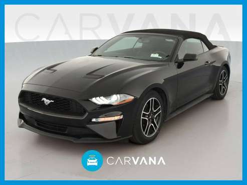 2020 Ford Mustang EcoBoost Convertible 2D Convertible Black for sale in UT