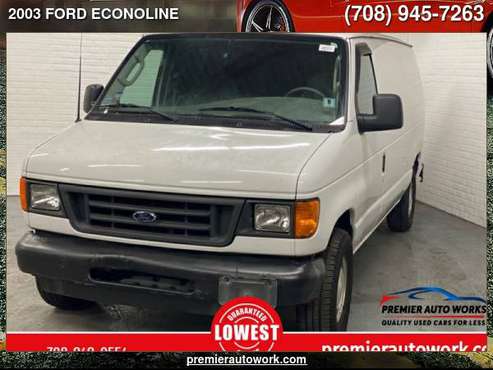 2003 FORD ECONOLINE E150 VAN - cars & trucks - by dealer - vehicle... for sale in Alsip, IL