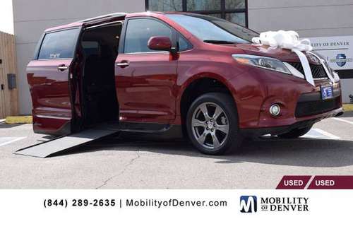 2017 Toyota Sienna SE FWD 8-Passenger RED - - by for sale in Denver, NM