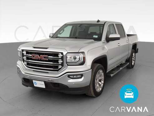 2018 GMC Sierra 1500 Crew Cab SLT Pickup 4D 5 3/4 ft pickup Silver -... for sale in Knoxville, TN