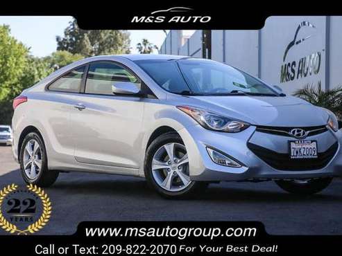 2013 Hyundai Elantra Coupe GS PZEV coupe Shimmering Silver - cars & for sale in Sacramento , CA