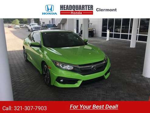 2016 Honda Civic EX-L coupe Energy Green Pearl - - by for sale in Clermont, FL