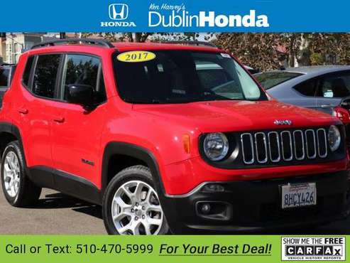 2017 Jeep Renegade Latitude - cars & trucks - by dealer - vehicle... for sale in Dublin, CA