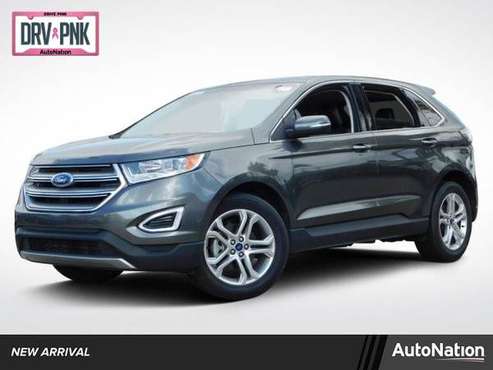 2018 Ford Edge Titanium SKU:JBB45136 SUV for sale in Brownsville, TX