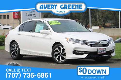 *2016* *Honda* *Accord* *EX-L* - cars & trucks - by dealer - vehicle... for sale in Vallejo, CA