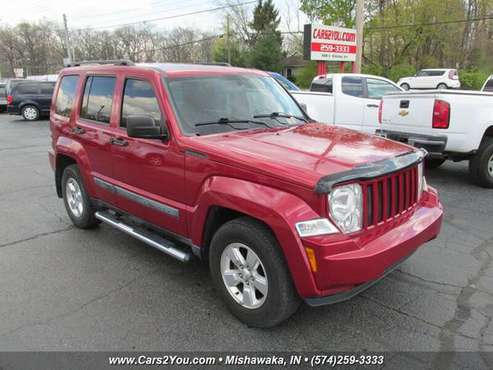 2010 JEEP LIBERTY SPORT 4x4 SUNROOF BOOKS COMPASS PATRIOT - cars & for sale in Mishawaka, IN