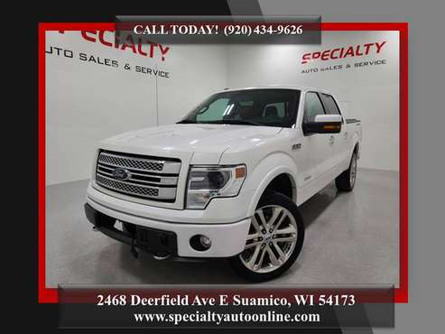 2013 Ford F-150 Limited! Nav! Moonroof! Htd&Cld Seats! Clean Carfax!... for sale in Suamico, WI