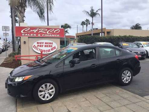 2012 Honda Civic LX 2-OWNER!! GAS SAVER!! WONT LAST LONG!! MUST... for sale in Chula vista, CA