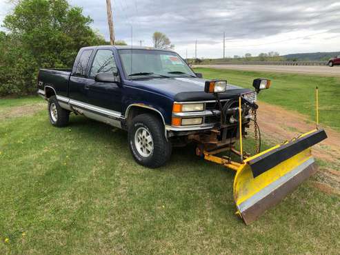 1995 4x4 Chevy plow truck for sale in Hager City, MN