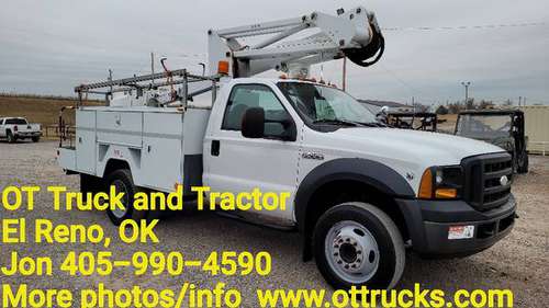 2007 Ford F-450 40ft Work Bucket Truck 2wd Gas 40ft Work Height... for sale in Wichita, KS