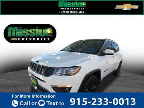 2019 Jeep Compass Altitude suv White Clearcoat - cars & trucks - by... for sale in El Paso, TX