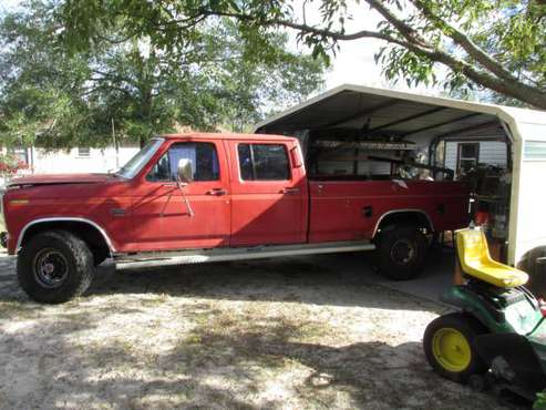 Ford F350 4x4 4 door 8 ft box for sale in Brooksville, FL