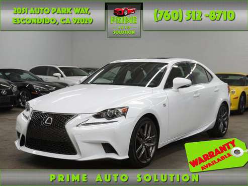 2014 Lexus IS 350 Sedan 4D - Financing Available! - cars & trucks -... for sale in Escondido, CA