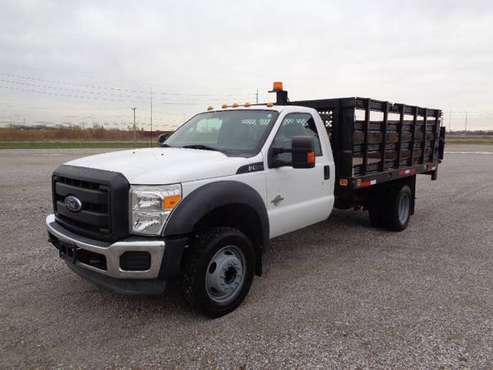 2013 Ford F550 Diesel w/12' Stakebed and Liftgate - cars & trucks -... for sale in Sauget, MO