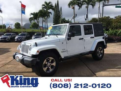 2016 Jeep Wrangler Unlimited Unlimited Sahara - cars & trucks - by... for sale in Lihue, HI