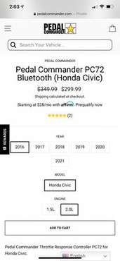 Honda pedal commander for sale in Hamilton, OH