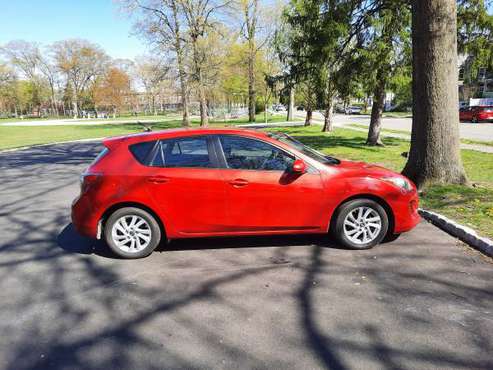 2013 Mazda 3 Hatchback red nice for sale in West Milford, NJ