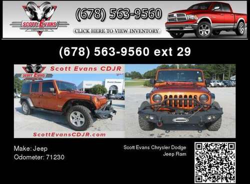 2011 Jeep Wrangler Unlimited Sport for sale in Carrollton, GA
