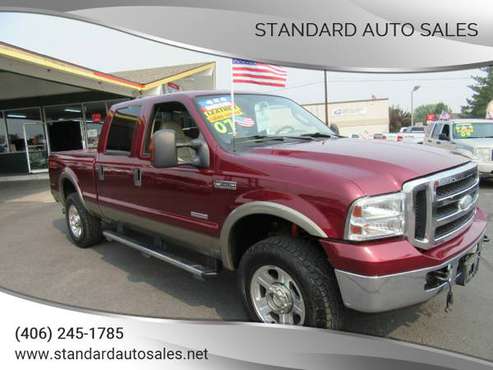 2007 Ford F-250 Lariat 4X4 Crew Cab 6.0L Powerstroke!!! - cars &... for sale in Billings, MT