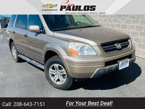 2004 Honda Pilot EX with Leather and DVD hatchback Gold - cars & for sale in Jerome, ID