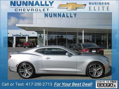 2017 Chevy Chevrolet Camaro 2LT coupe Silver Ice Metallic - cars &... for sale in Bentonville, MO