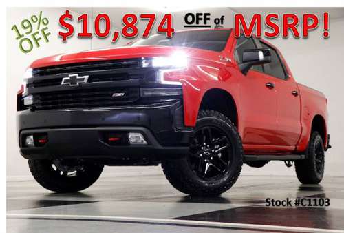 WAY OFF MSRP! NEW Red 2021 Chevy Silverado 1500 LT Trail Boss 4X4... for sale in Clinton, GA