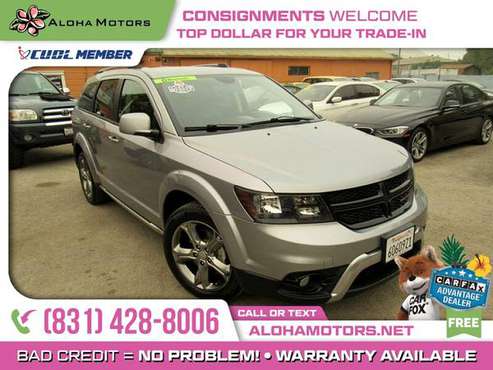 2016 Dodge Journey Crossroad Plus FOR ONLY $327/mo! - cars & trucks... for sale in Santa Cruz, CA