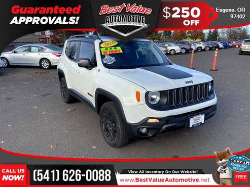 2018 Jeep Renegade Trailhawk FOR ONLY $403/mo! - cars & trucks - by... for sale in Eugene, OR