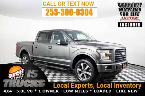 2017 Ford F-150 4x4 4WD F150 XLT SuperCrew PICKUP TRUCK - cars &... for sale in Sumner, WA