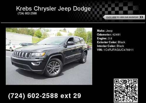 2018 Jeep Grand Cherokee Laredo E - - by dealer for sale in Gibsonia, PA