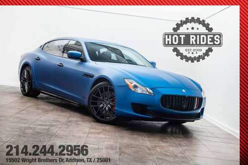 2014 *Maserati* *Quattroporte* *GTS* Gran Lusso - cars & trucks - by... for sale in Addison, OK