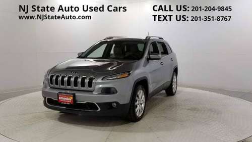 2015 *Jeep* *Cherokee* *4WD 4dr Limited* Billet Silv - cars & trucks... for sale in Jersey City, NY