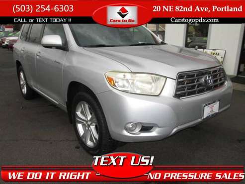2008 Toyota Highlander Limited Sport Utility 4D Cars and Trucks for sale in Portland, OR