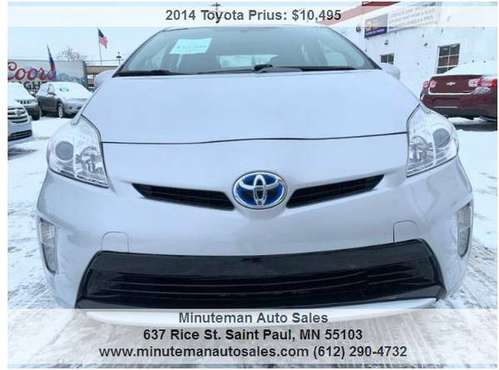 2014 Toyota Prius Five 4dr Hatchback 58826 Miles - cars & trucks -... for sale in Saint Paul, MN