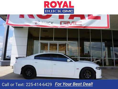 2018 Dodge Charger R/T Scat Pack RWD sedan White Knuckle Clearcoat for sale in Baton Rouge , LA