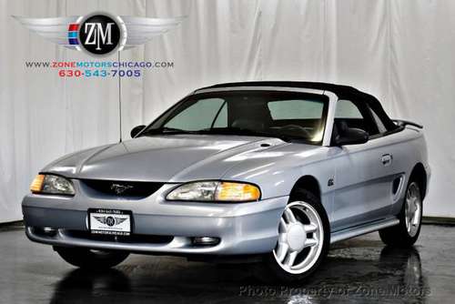 1994 *Ford* *Mustang* *2dr Convertible GT* Silver - cars & trucks -... for sale in Addison, IL
