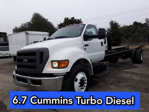 2012 FORD F750 CAB AND CHASSIS 6.7 L CUMMINS DIESEL - cars & trucks... for sale in San Jose, CA