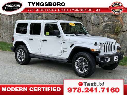 2020 Jeep Wrangler Unlimited Unlimited Sahara - cars & trucks - by... for sale in Tyngsboro, MA