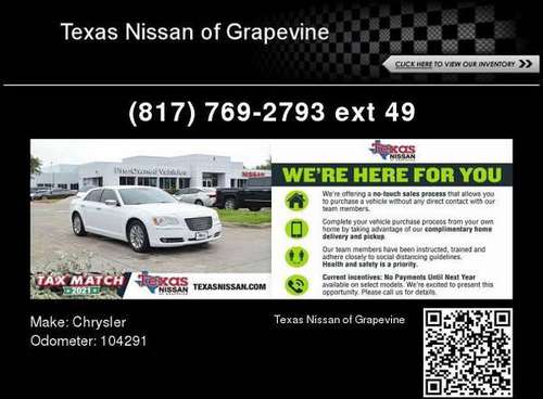 2013 Chrysler 300C Base - - by dealer - vehicle for sale in GRAPEVINE, TX