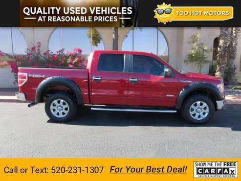 2013 Ford F150 pickup Red - cars & trucks - by dealer - vehicle... for sale in Tucson, AZ