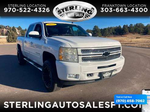 2012 Chevrolet Chevy Silverado 1500 4WD Crew Cab 143.5 LT -... for sale in Sterling, CO