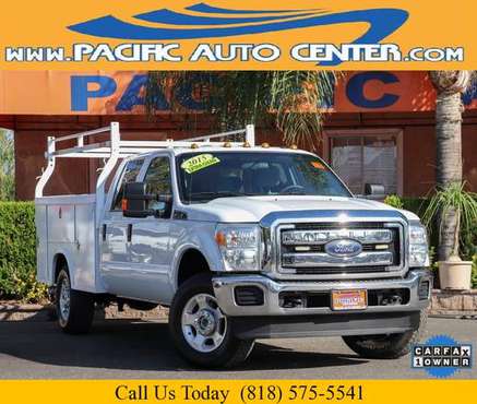 2015 Ford F-350 Diesel XLT Crew Cab 4x4 utility work truck (26473) for sale in Fontana, CA