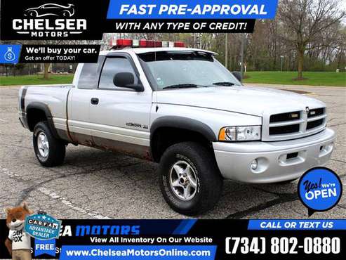 30/mo - 2001 Dodge Ram 1500 SLT 4WD! Extended 4 WD! Extended for sale in Chelsea, OH