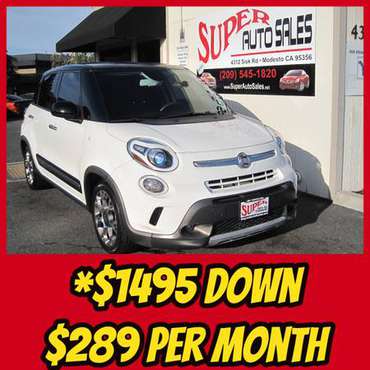 *$1495 Down & *$289 Per Month on this 2014 Fiat 500L Trekking... for sale in Modesto, CA